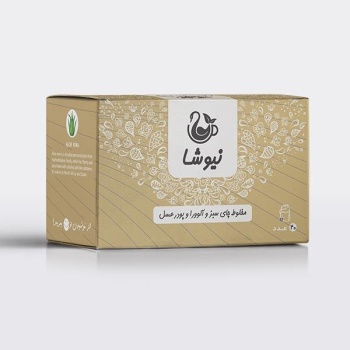  الوورا نیوشا مخلوط چای سبز و آلوورا عسل 2063373b4a7897f76490